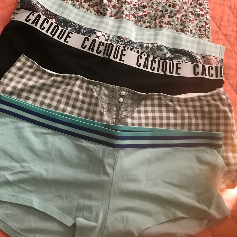 Lane Bryant boy short style briefs